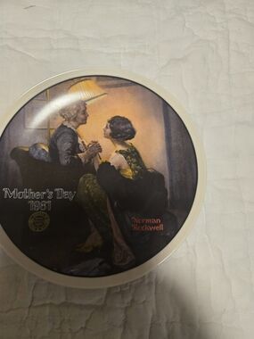 Collector Plates Norman Rockwell Title After The Party